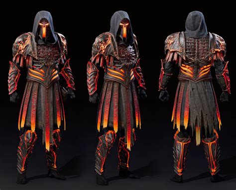 Three Different Views Of The Armor Worn In Star Wars Iis New Character