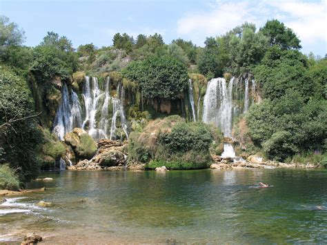 Kravice Is A Waterfall On The Trebižat River In Bosnia And Herzegovina