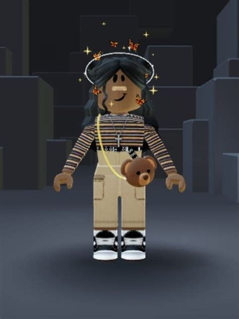 Cute Roblox Character In 2020 Black Hair Roblox Profile Picture For