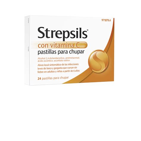 Strepsils Con Vitamina C Pastillas Para Chupar 24 Pastillas Anefp