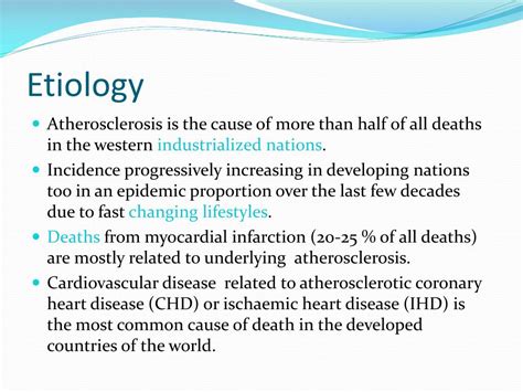 Ppt Pathophysiology Of Atherosclerosis Powerpoint Presentation Id