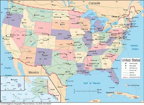 Mapa De Estados Unidos Con Sus Estados World Map
