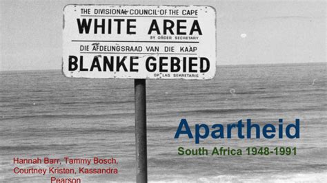 Apartheid South Africa 1948 1991