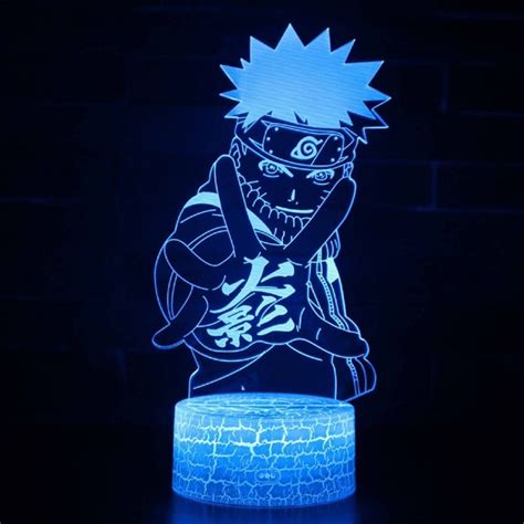 Buring blood, dragon ball xenoverse ! Naruto Uzumaki 3D LED Color Changing Night Light | Color ...