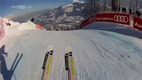 Watch Hahnenkamm Kitzbuhel Downhill Camera At Full Speed