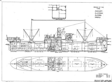 Container Ship Diagram
