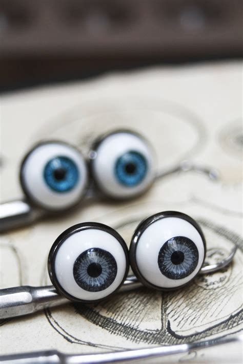 Eyeball Pins Eye Pins Doll Parts Doll Eyes Creepy Cute Etsy