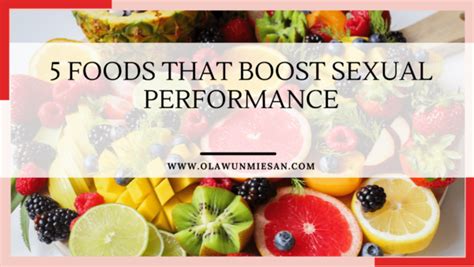 FOODS THAT BOOST SEXUAL PERFORMANCE Sex Therapist And Coach Sex Marriage Counseling