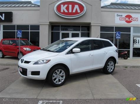 We analyze millions of used cars daily. 2008 Crystal White Pearl Mica Mazda CX-7 Sport #10150857 ...