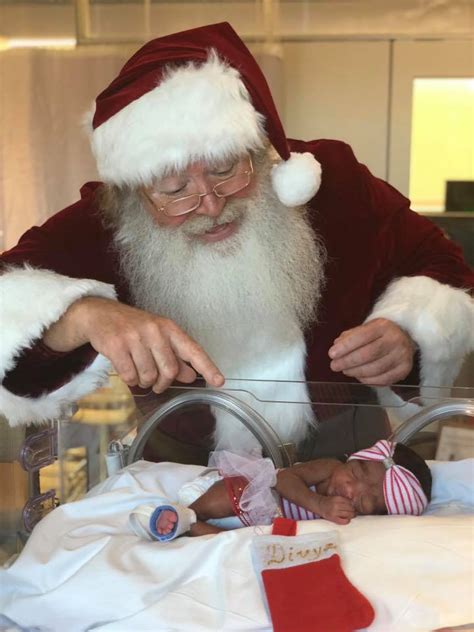 Santa Visits Nicu Babies For Their First Christmas In Livingston New