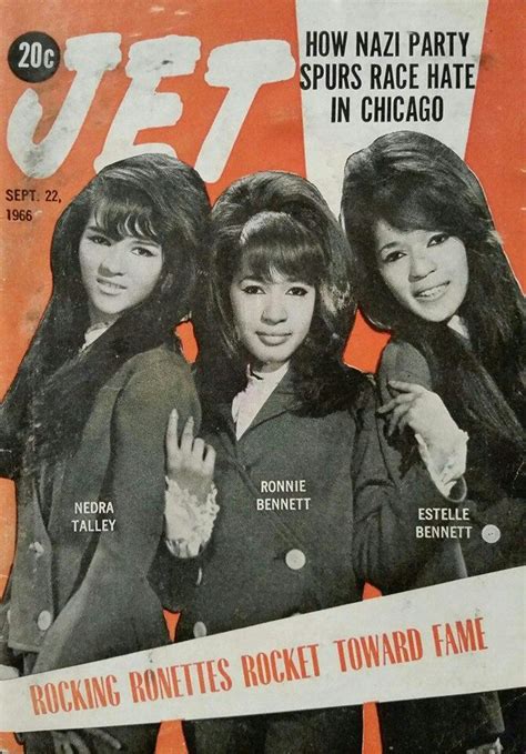 The Ronettes For Jet Sept 22 1966 Jet Magazine Ebony Magazine
