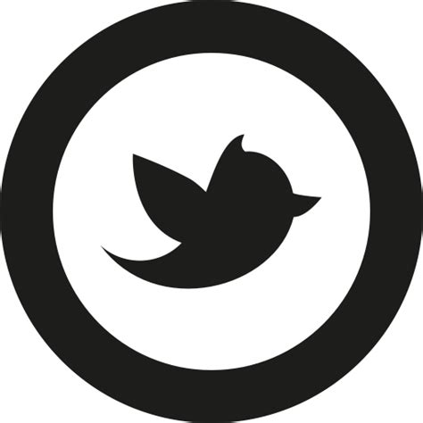 Cmgamm Transparent Twitter Logo Circle Black And White