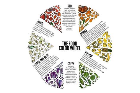 Food Color Wheel