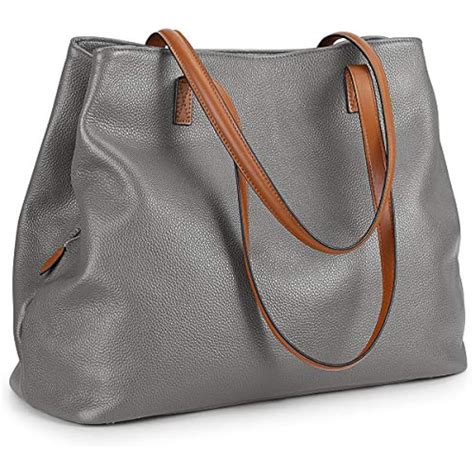 S Zone Women Soft Genuine Leather Handbag Large Capacity Shoulder Hobo