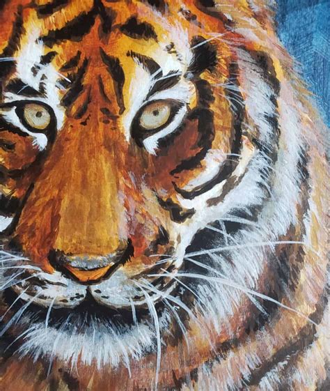 How To Create A Tiger Acrylic Painting 2023 VeryCreate Com