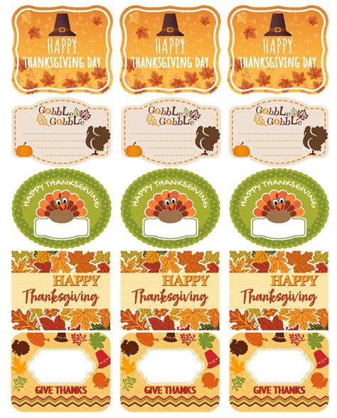 free printables for thanksgiving