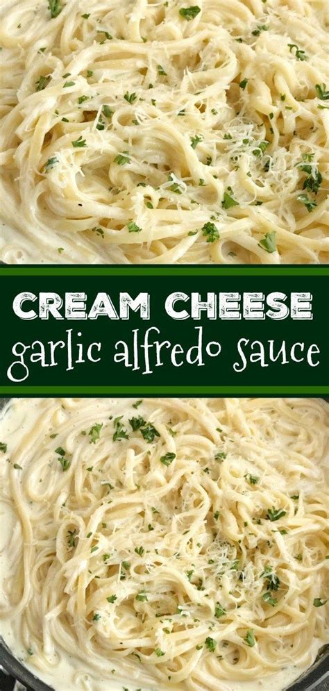 Add milk, a little at a time, whisking to smooth out i served it with cut up grilled chicken and fettucine. Cream Cheese Garlic Alfredo Sauce | Homemade Alfredo Sauce ...