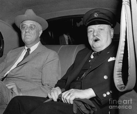 President Roosevelt And Prime Minister By Bettmann