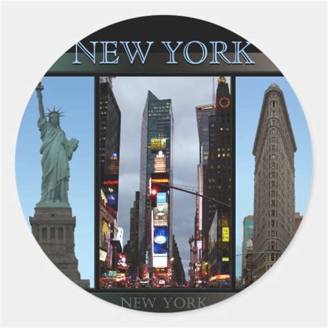 New York Stickers Cool New York Souvenir Stickers Zazzle