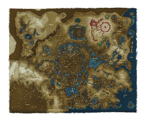 Botw All Locations Map