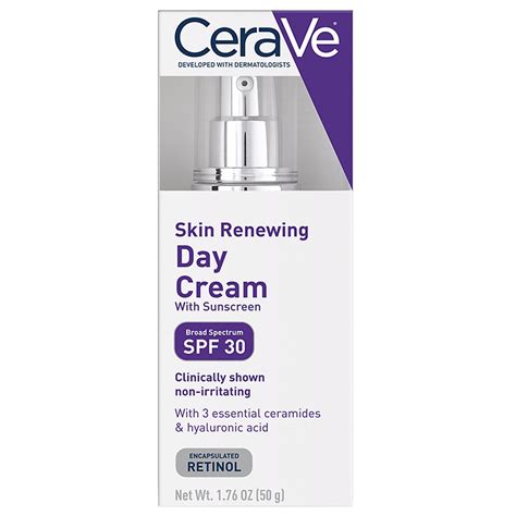 Cerave Skin Renewing Retinol Day Face Cream With Sunscreen Spf 30