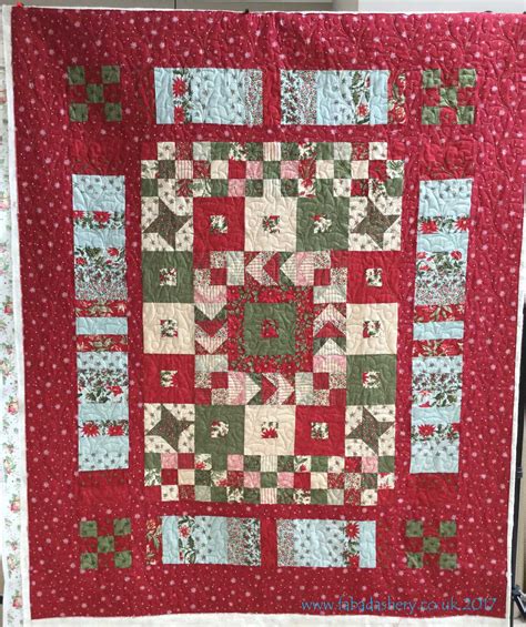 Fabadashery Longarm Quilting Two Christmas Jelly Roll Quilts By Ann