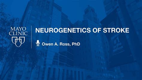 Neurogenetics Of Stroke By Owen A Ross Phd Preview Youtube
