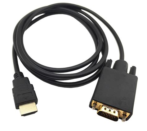 Hdmi To Vga Adapter Cable Haokiang 6ft18m Gold Plated