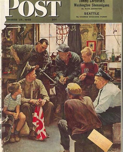 The Saturday Evening Post October 13 1945 Norman Rockwell Cover