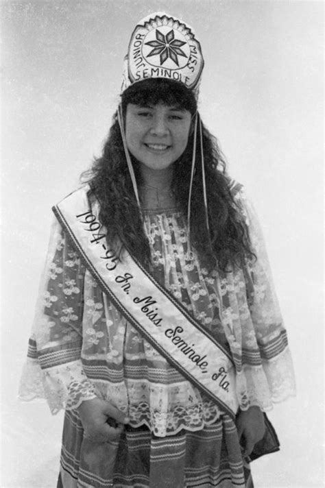 Florida Memory Portrait Of Jr Miss Seminole 1994 95 Wendy Snow