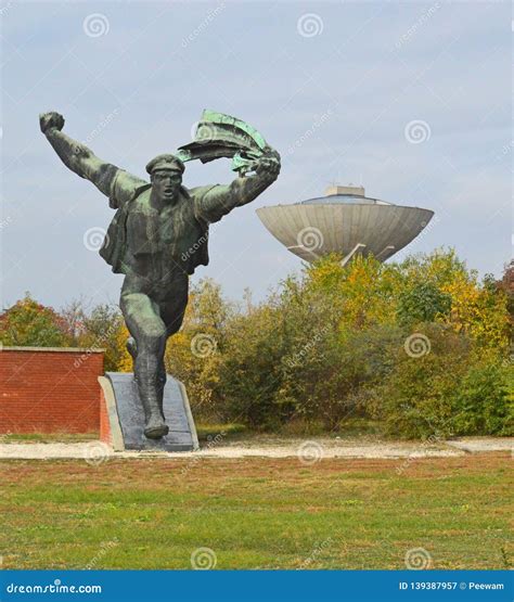 Monument To The Hungarian Socialist Republic Communist Statues At