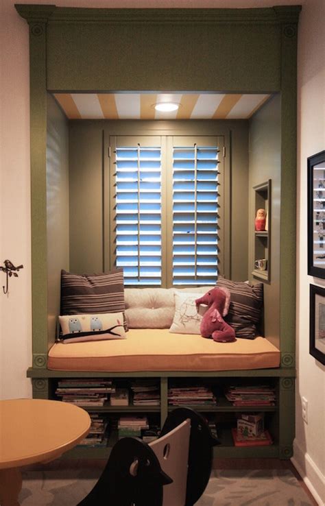 They feel that a window bench seat with cushions is their comfort territory, where they. Kids Window Seat Reading Nooks - Transitional - Girl's Room