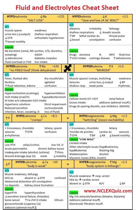 Epic Nurse Charting Cheat Sheet