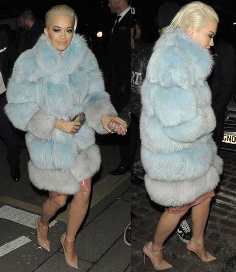 Rita Ora And Kim Kardashian Wear Almost Identical Pink Latex Dresses At