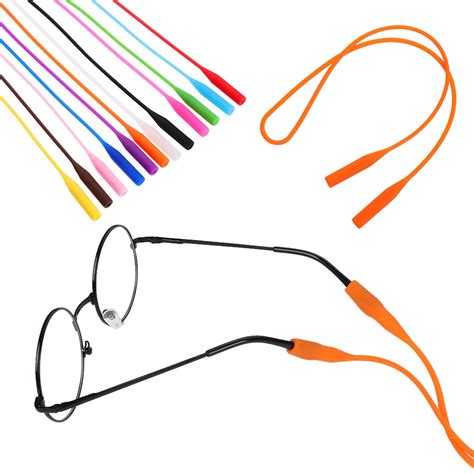 1 pc candy color elastic silicone eyeglasses straps sunglasses chain sports anti slip string