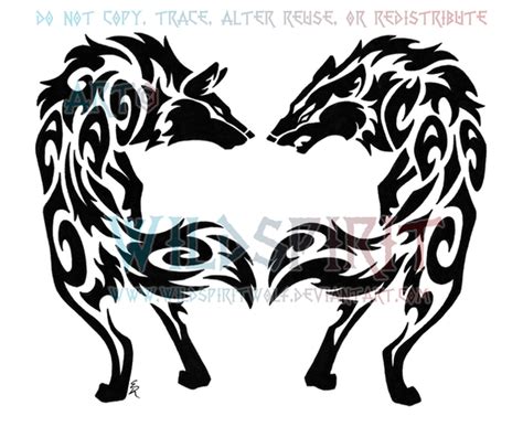 Love And Hate Tribal Wolves By Wildspiritwolf On Deviantart