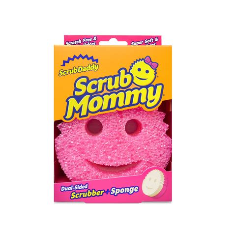 Scrub Daddy Scrub Mommy Sponge Pink 1ct Sponge Soft In Warm Water Firm In Cold
