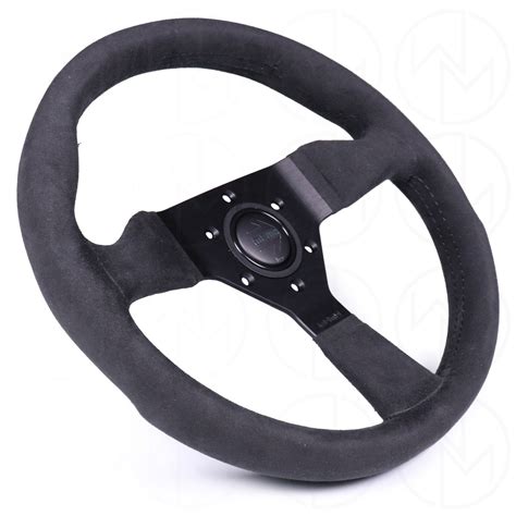 Momo Monte Carlo Steering Wheel 320mm Alcantara Wblack Stitch