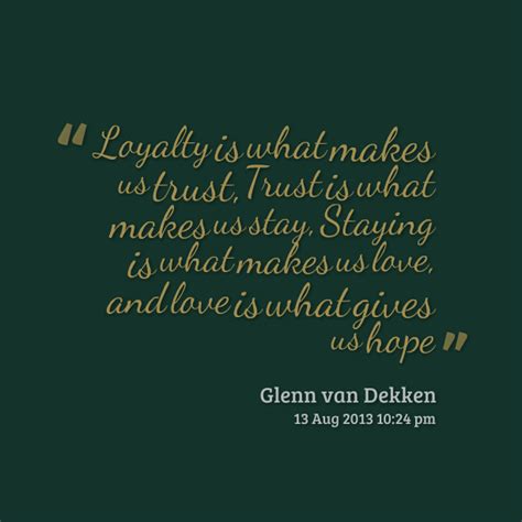 Trust Respect Loyalty Quotes Quotesgram