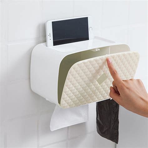 Paper Towel Dispenser Wall Mounted No Drilling Paper Towel Holder