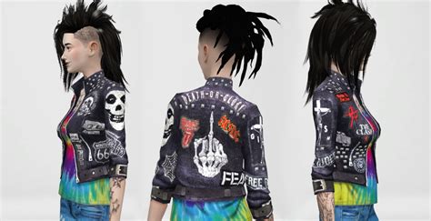 My Sims 4 Blog Rock Jackets With T Shirts For Females By Mountaintopsims