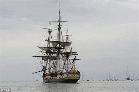 French Replica Of An 18th Century Ship Used To Help Defeat The British