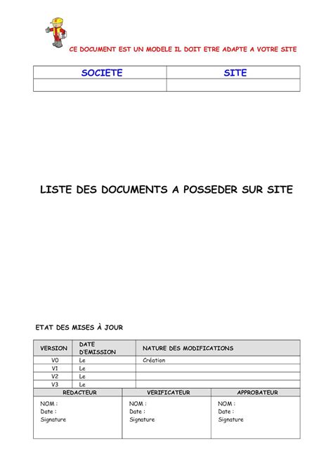 Calaméo Liste Des Documents Administratifs