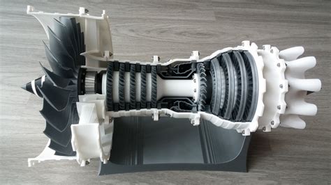 Model Of The Week 3d Printable High Bypass Jet Engine