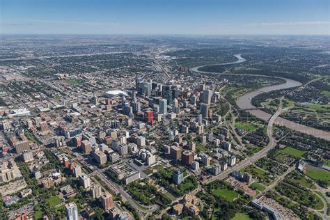 Aerial Photo | Edmonton Skyline