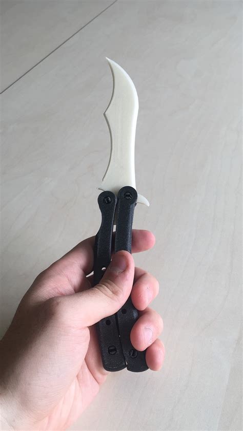 3d Printable 100 Printable Csgo Butterfly Knife By 3d Central