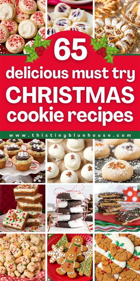 65 Must Try Best Delicious Holiday Cookie Recipes Christmas Cookie Recipes Holiday Delicious