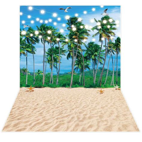 Buy Allenjoy 5x7ft Summer Seaside Backdrop Luau Tropical Hawaiian Beach