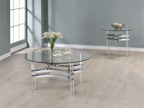 720708 Coffee Table 3pc Set By Coaster Wglass Top