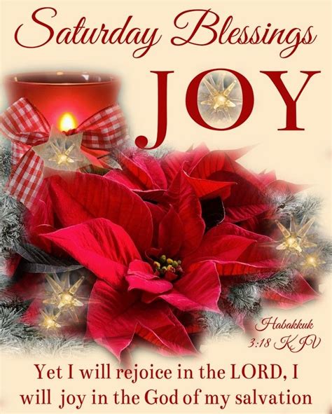 Start Your Saturday With Joy And Blessings